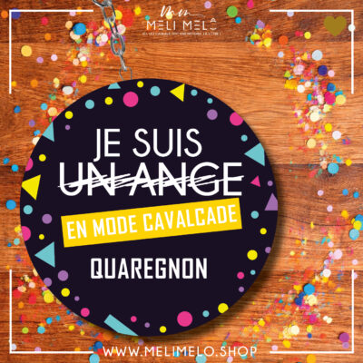 Porte-clés décapsuleur – Je suis (un ange) en mode cavalcade