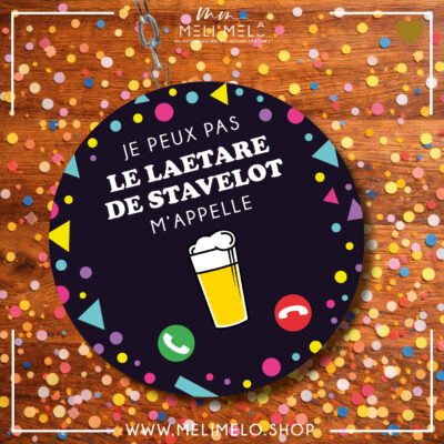 Porte-clés décapsuleur – Je peux pas, j&rsquo;ai Laetare de Stavelot