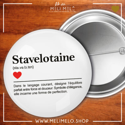 Badge – Stavelotaine: définition