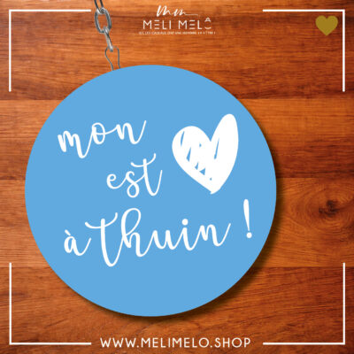 Porte-clés décapsuleur – Mon coeur est à Thuin