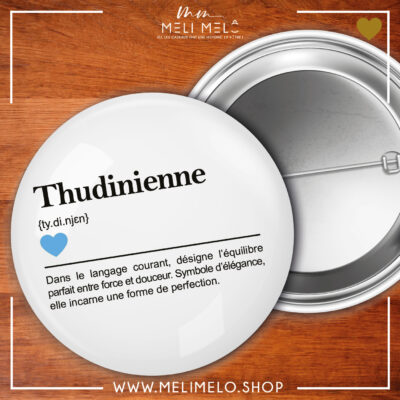 Badge – Thudinienne: définition